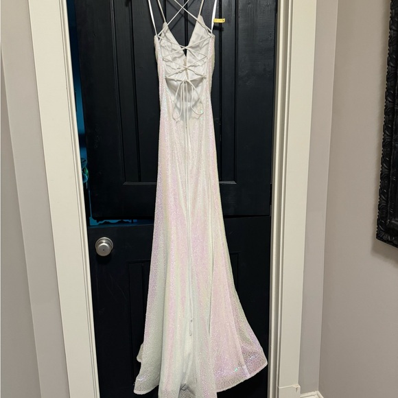 The Secret Dress by Alyce White Iridescent Prom Gown - Picture 5 of 8